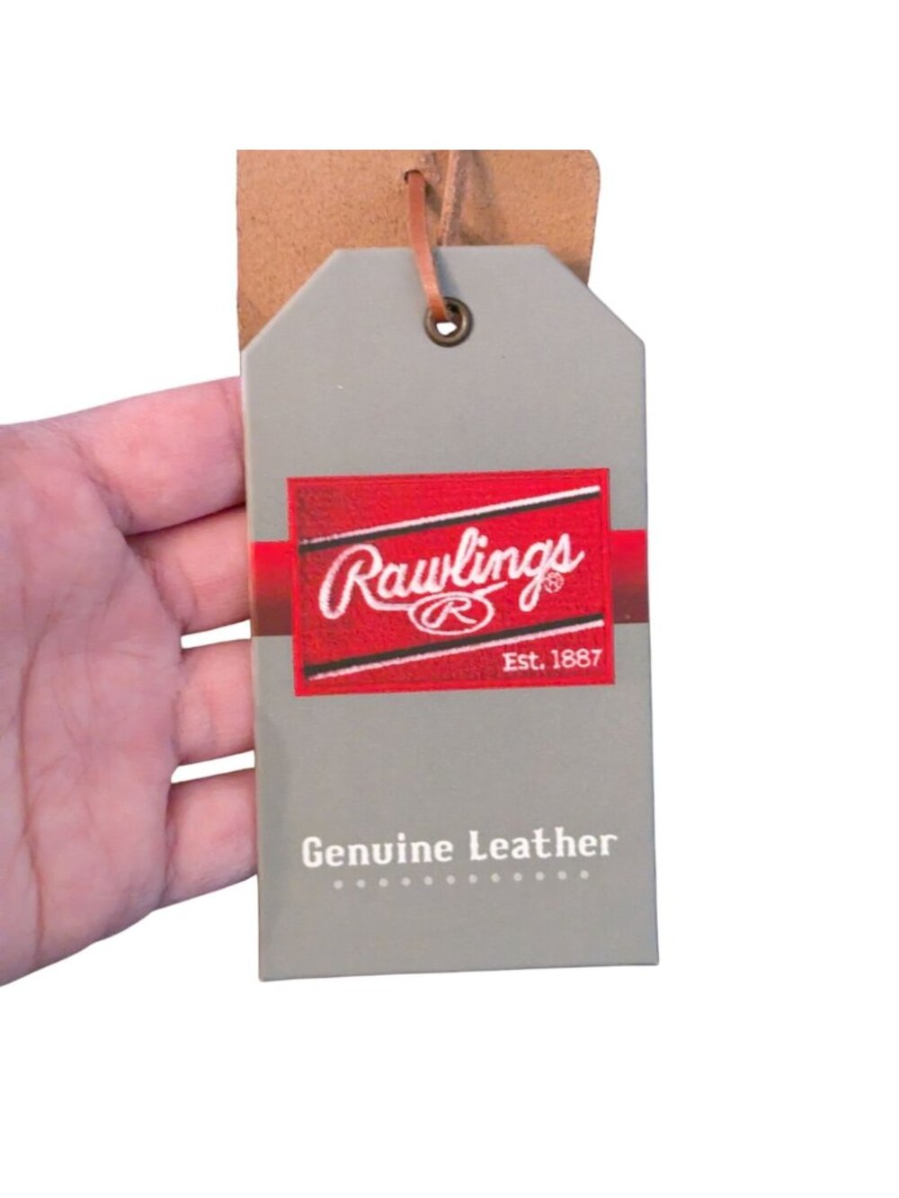 Rawlings Hand Made Tan Saddle GENUINE LEATHER Backpack Full Size Medium - Picture 2 of 9